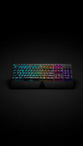 RGB mechanical keyboard with aluminum frame