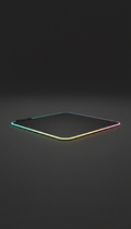 Ultra-smooth neon-edged mouse pad